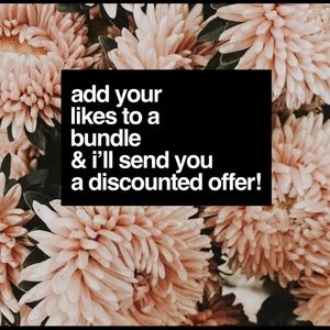 Bundle for a discounted offer 🖤